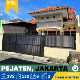 Rumah dijual 1,5 Lt.Pejaten Timur, JakSel 5 Menit Stasiun Pasar Minggu
