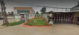 Tanah 296 M2 Di Pinggir Jalan Raya Cisauk