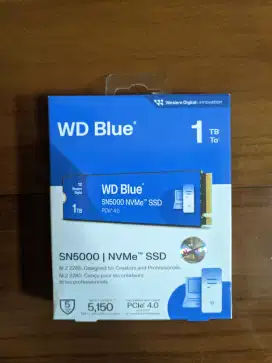 WD Blue SN5000 1TB SSD NVMe PCIe 4.0 Resmi
