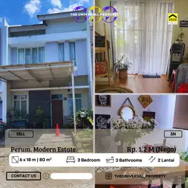 Dijual Rumah Siap Huni 2LT Modern Estate Hertasning Aroepala SN