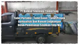 Closet Jongkok/ Duduk Toilet Outdoor, WC Portable, Mudah Dipindahkan R
