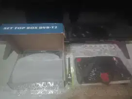 STB HDTV & ANTENA INDOOR TAFTWARE PLUS DONGLE WIFI BUAT AKSES YOUTUBE