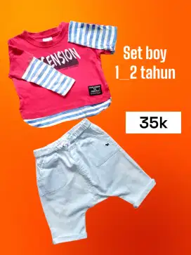 Preloved import baju anak cowo 1_3thn
