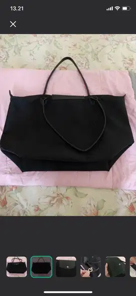 Longchamp full black preloved