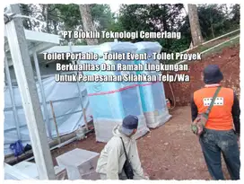 Toilet Modern WC Portable, Toilet Portable, Closet Jongkok/ Duduk Terj