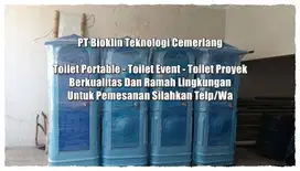 WCPortable, Toilet Modern, Toilet Portable Closet Jongkok/ Duduk Terja