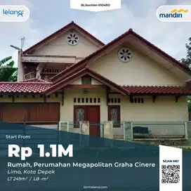 Rumah Dijual, Perum Megapolitan Graha Cinere, Limo, Depok, Jabar