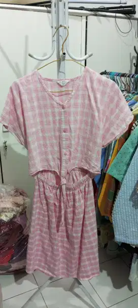 Dress one set wanita