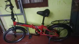 Sepeda lipat ring 20 merk rubick genio