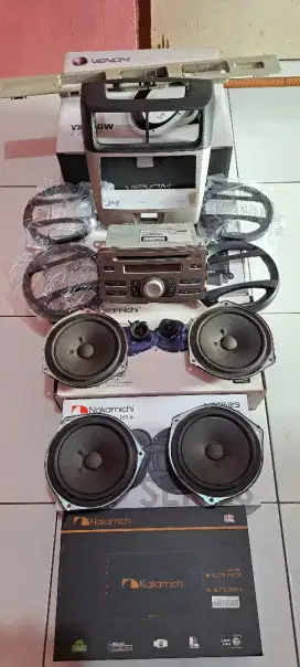 Headunit beserta speaker veloz ori