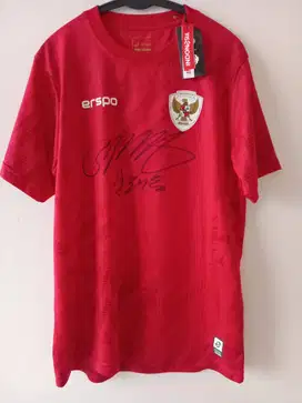 Jersey Erspo Timnas Indonesia Original (Signed Coach STY) size M TTD