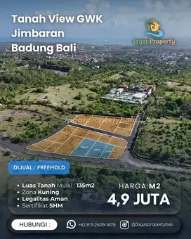 Dijual Tanah Kavling Lingkungan Villa View Ocean AirPort & GWK