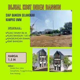 kost inden bangun kota malang dijual cepat
