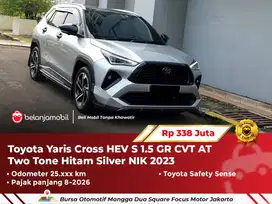 [ PAJAK PANJANG ] Toyota Yaris Cross HEV S 1.5 GR AT Silver 2023/2024