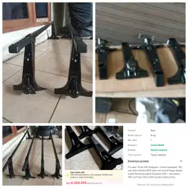 Thule crosbar footpack rain gutter