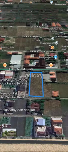 Tanah di sebelah STIKES 17 Karang Anyar