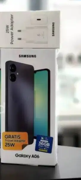 Jual cepat samsung A06 kondisi baru segel box harga 1 jt