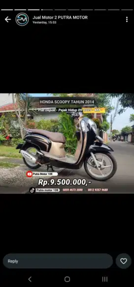YAMAHA XRIDE TAHUN 2017