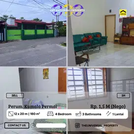 Dijual Rumah 1LT Perum Kumala Permai Strategis Siap Huni Nego SH