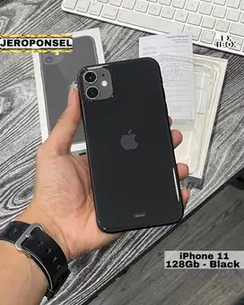 IPHONE 11 128GB BLACK IBOX BATTERY 87% GARANSI PANJANG LIKE A NEW