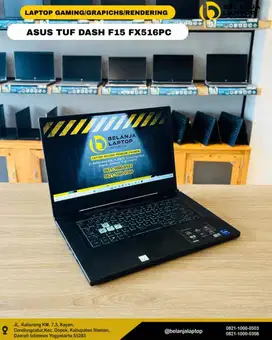 Asus TUF Dash F15 FX516PC-I535B6T-O /intel i7 gen 11/16GB/512GB/ 3050