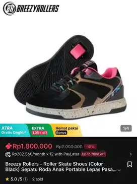 Breezy Rollers Sepatu Roda Ukuran 39