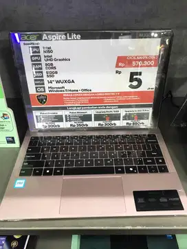 KREDIT LAPTOP TANPA KARTU KREDIT ACER Aspire Lite bunga 0%