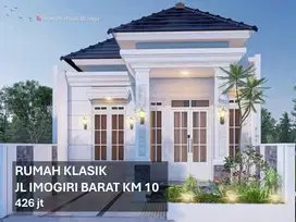 Rumah Dijual dekat Kampus UAD di Jl Imogiri Barat KM 10 Proses Bangun