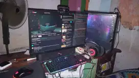PCRakitanRyzen55600G+MonitorMSIOptixG241 144Hz/SiapGaming&WorkFromHome