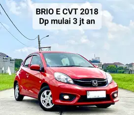 HONDA BRIO E CVT 2018 AT DP 3 JT AN