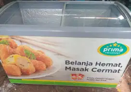 Di jual frizer box sleding frozty u 300 liter ori normal