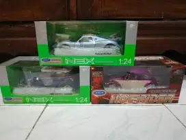TAKEALL Welly Diecast 1:24 Porsche 918-Mini Cooper S-VW Beetle (BONUS)
