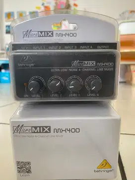 Behringer MX400 Mixer 4 Channel Ultra Low-Noise