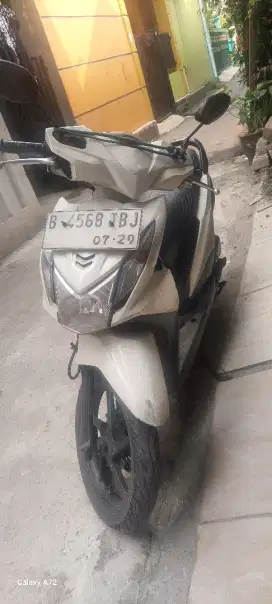 Jual cepat/BU Honda beat putih 2014 tangan pertama,pajak panjang 2029