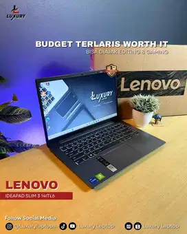 LAPTOP LENOVO IDEAPAD SLIM 3 14ITL CORE I5 NVIDIA MX350 SSD RAM SECOND