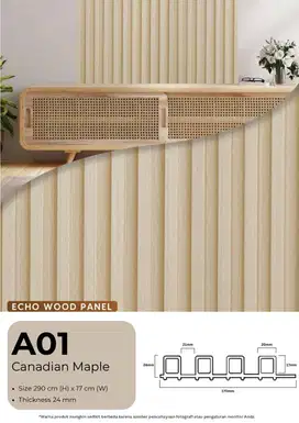 Wpc Wall Panel Echo Code A Decor Dinding 2,9m