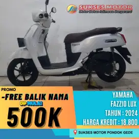 DP 500 RIBU YAMAHA FAZZIO LUX TAHUN 2024