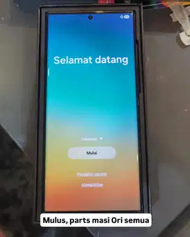 Samsung S22 Ultra 12/512GB Hitam + Bonus Tempered Glass