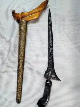 Keris Tilam Upih Sepuh pamor Wahyu Tumurun Tuban