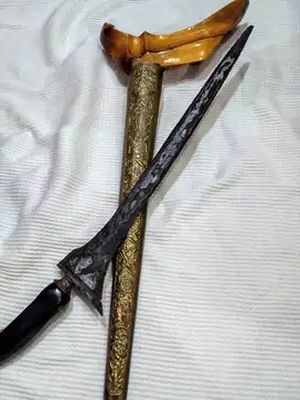 Keris Tilam Upih Sepuh pamor Wahyu Tumurun Tuban