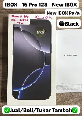 New iphone 16 pro 128gb ibox