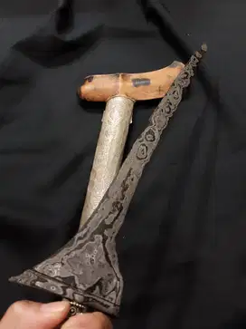 Keris Brojol Sepuh Pamor Sumur Bandung Meteorit