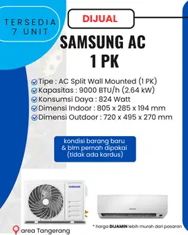 DIJUAL AC SAMSUNG 1PK