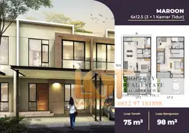 Dijual Rumah PIK 2 Milenial 6x15 SHM Include 3 Unit AC 2.25M