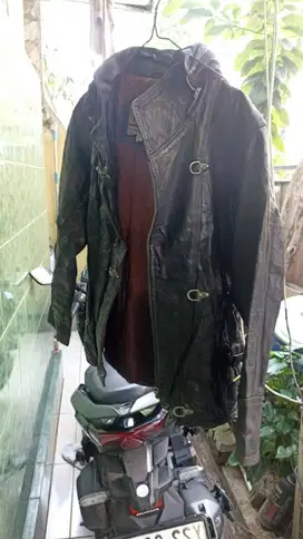 Jaket Kulit sapi perempuan asli