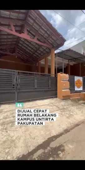 Dijual Rumah Jl. Komp. Untirta Permai 1 Lantai Murah di Serang
