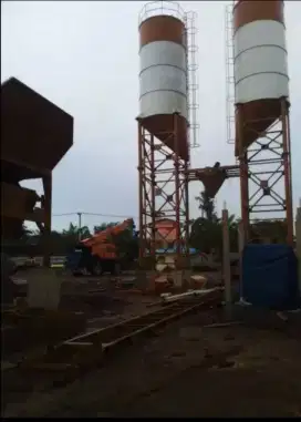 Batching Plant Mesin Pembuat Beton Dry – Kapasitas 60 M³ | 2 Silo