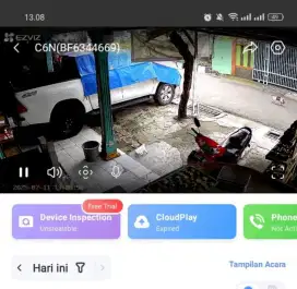 CCTV wireles ezviz 1jt 1 camera + memori free