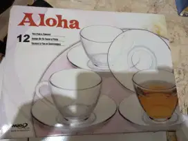 Gelas cangkir + tatakan nya