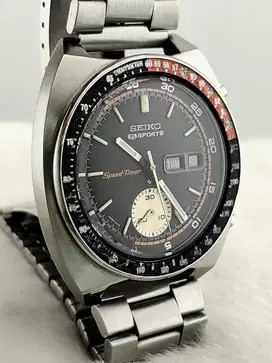 SEIKO 5 SPORT MEN'S BALCK STAINLESS STEEL AUTOMATIC